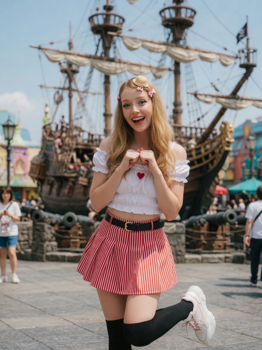 Anny at Universal Studios Japan