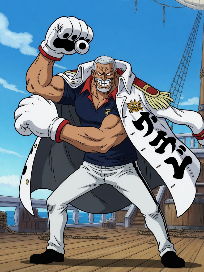 Fan illustration of Monkey D. Garp