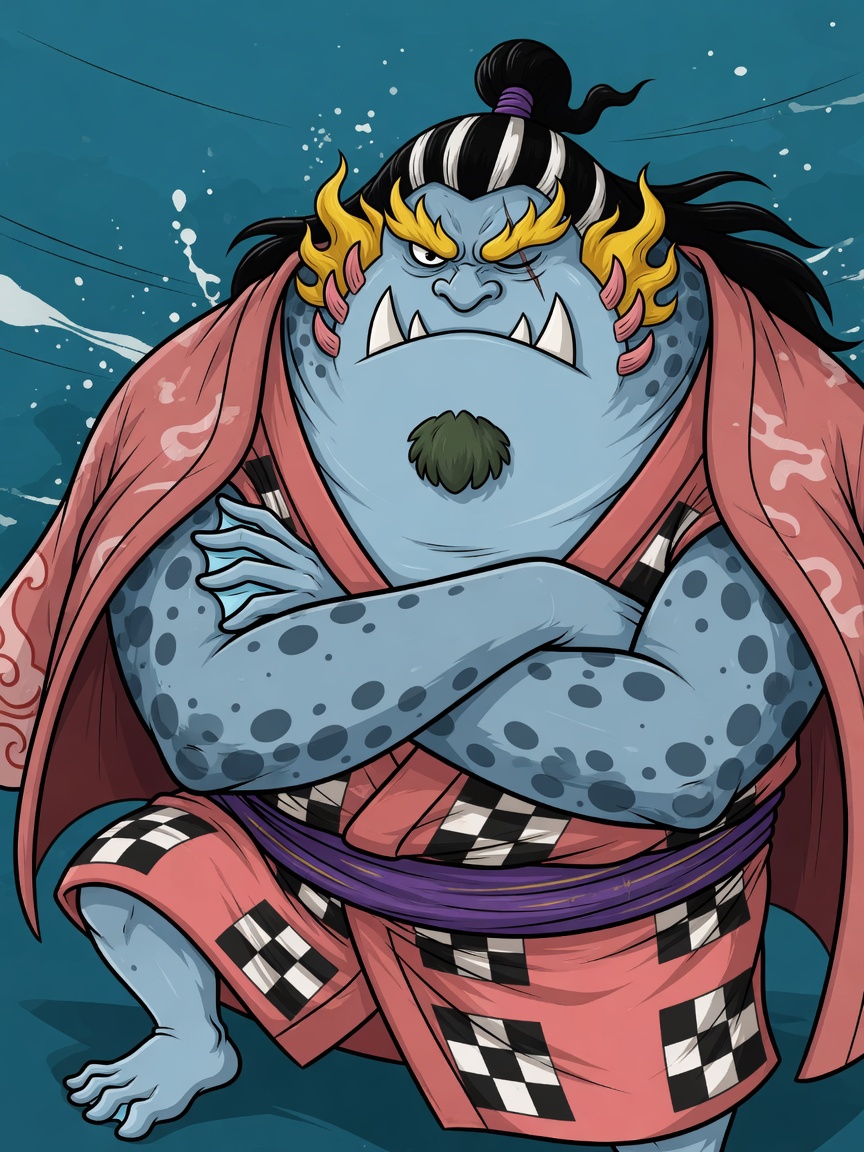 Fan illustration of Jinbe