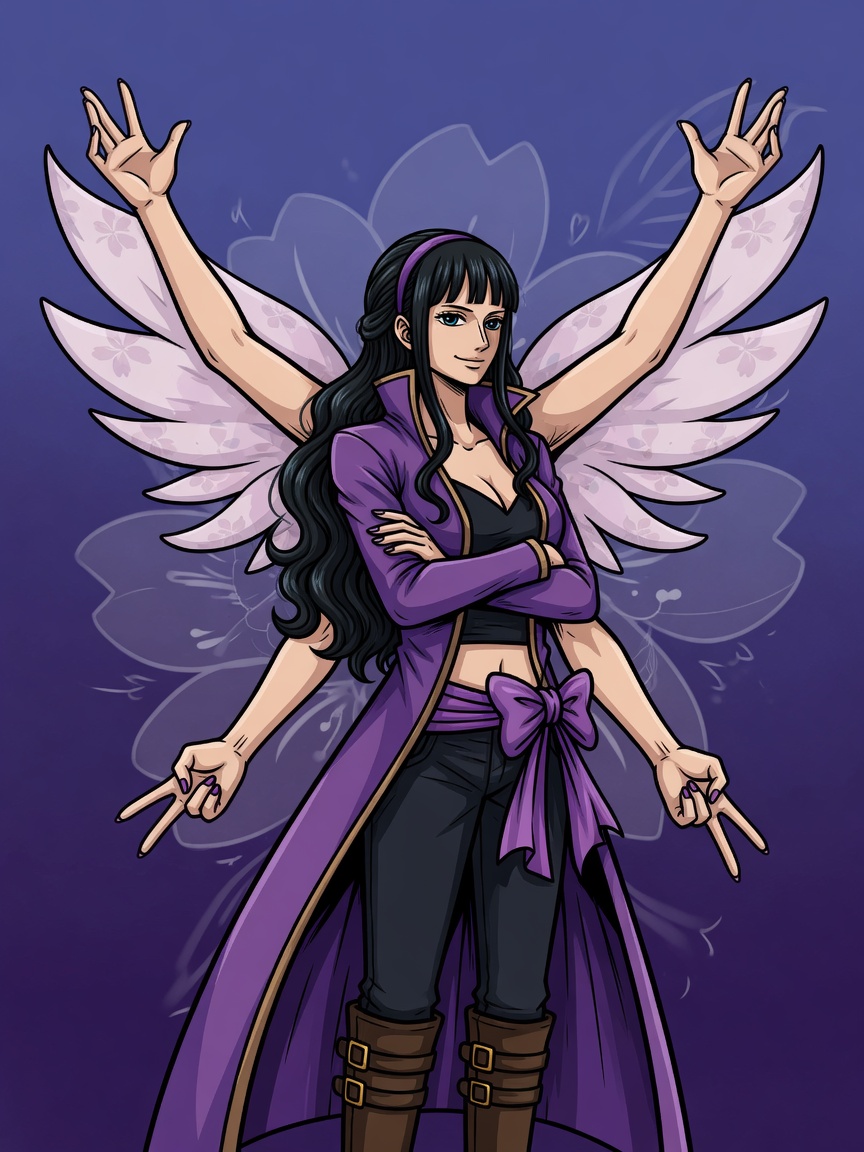 Fan illustration of Nico Robin