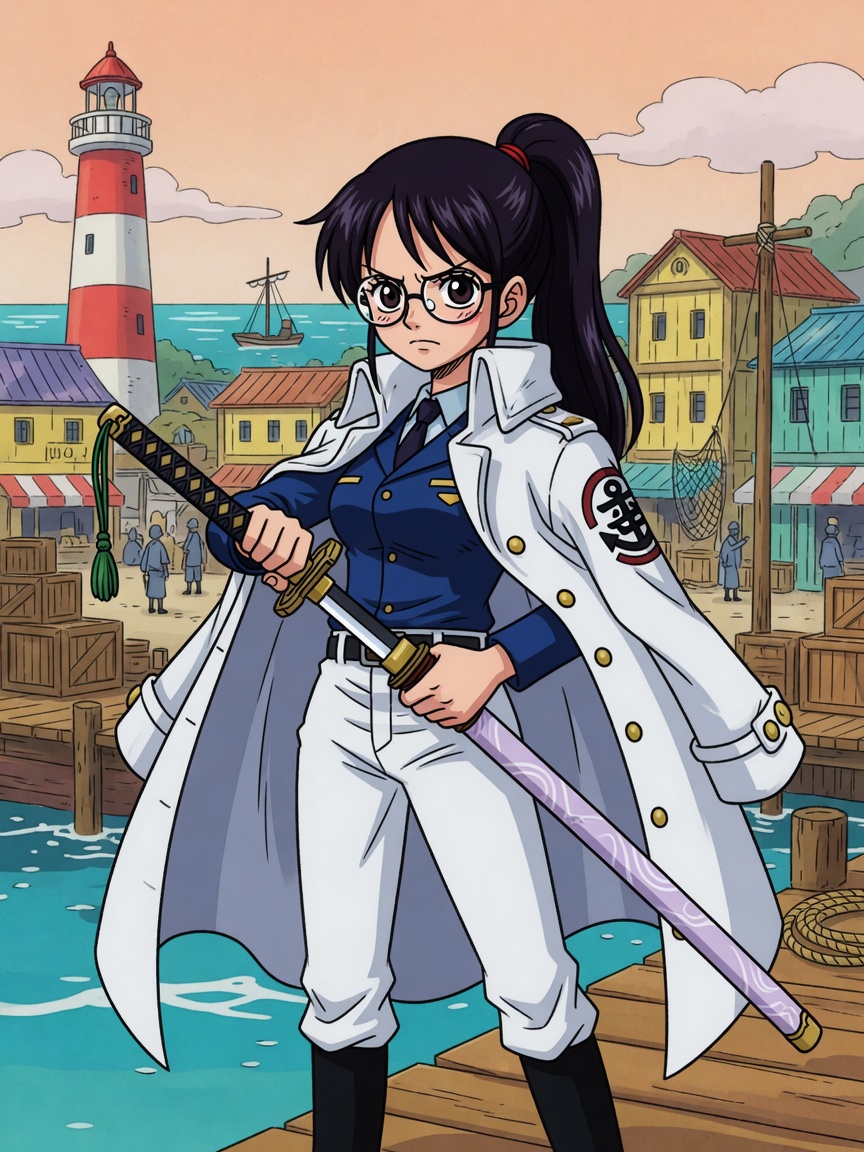 Fan illustration of Tashigi