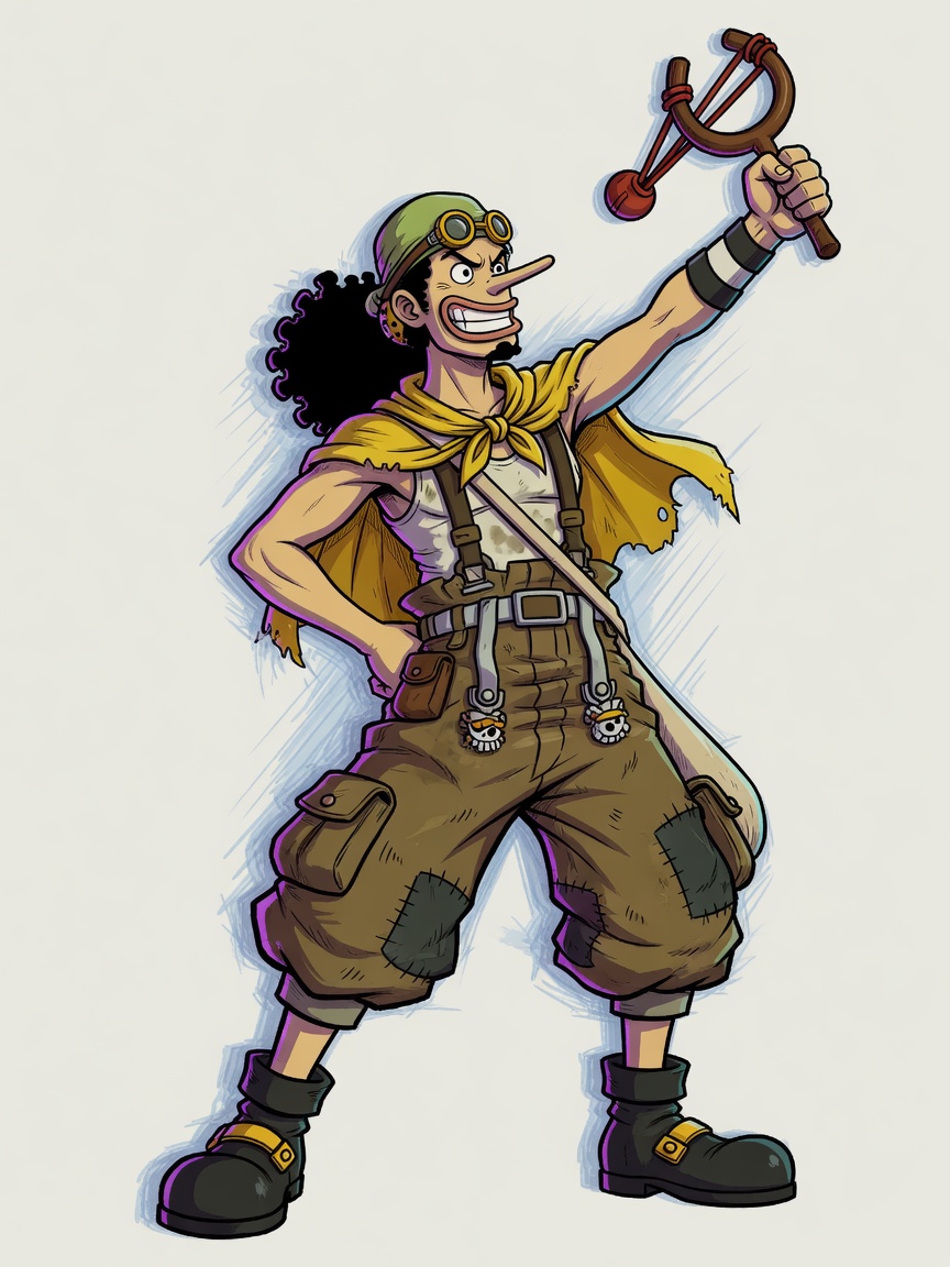Fan illustration of Usopp