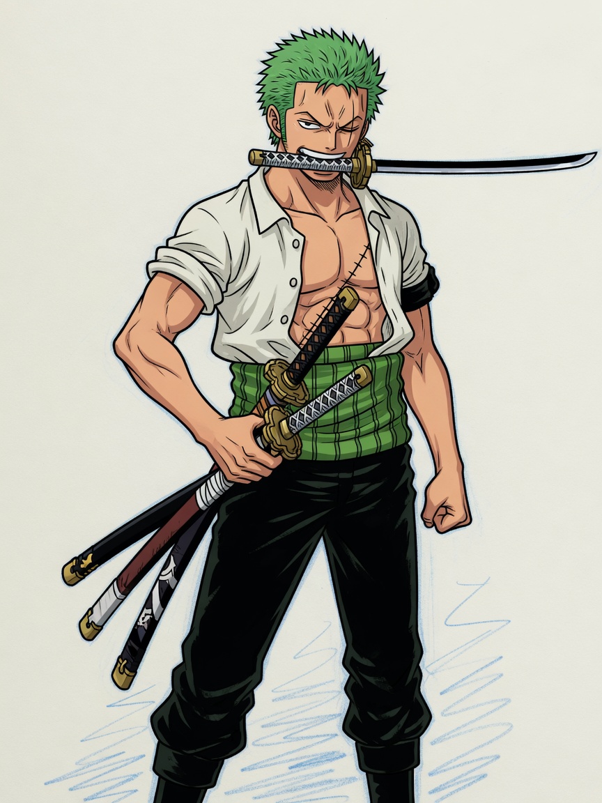 Fan illustration of Roronoa Zoro