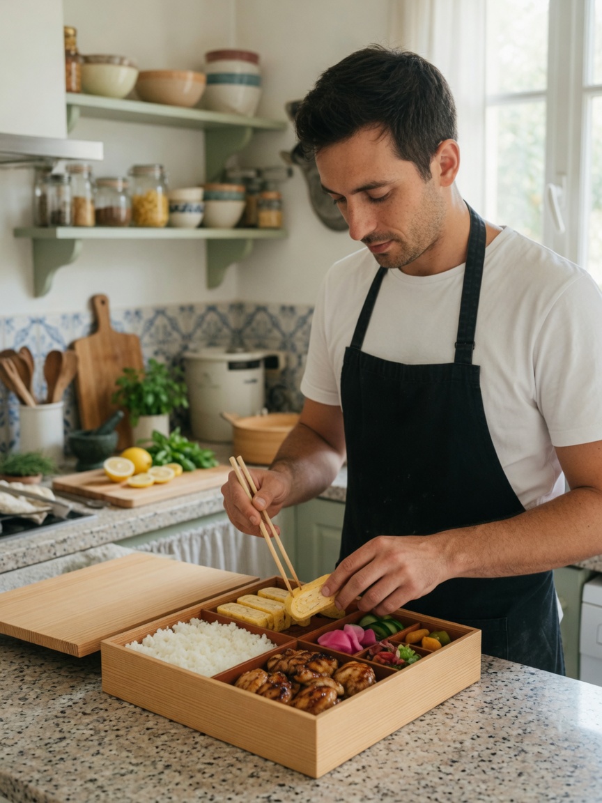Filling the bento